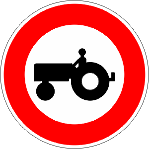 Acces interdit aux vehicules agricoles a moteur.gif